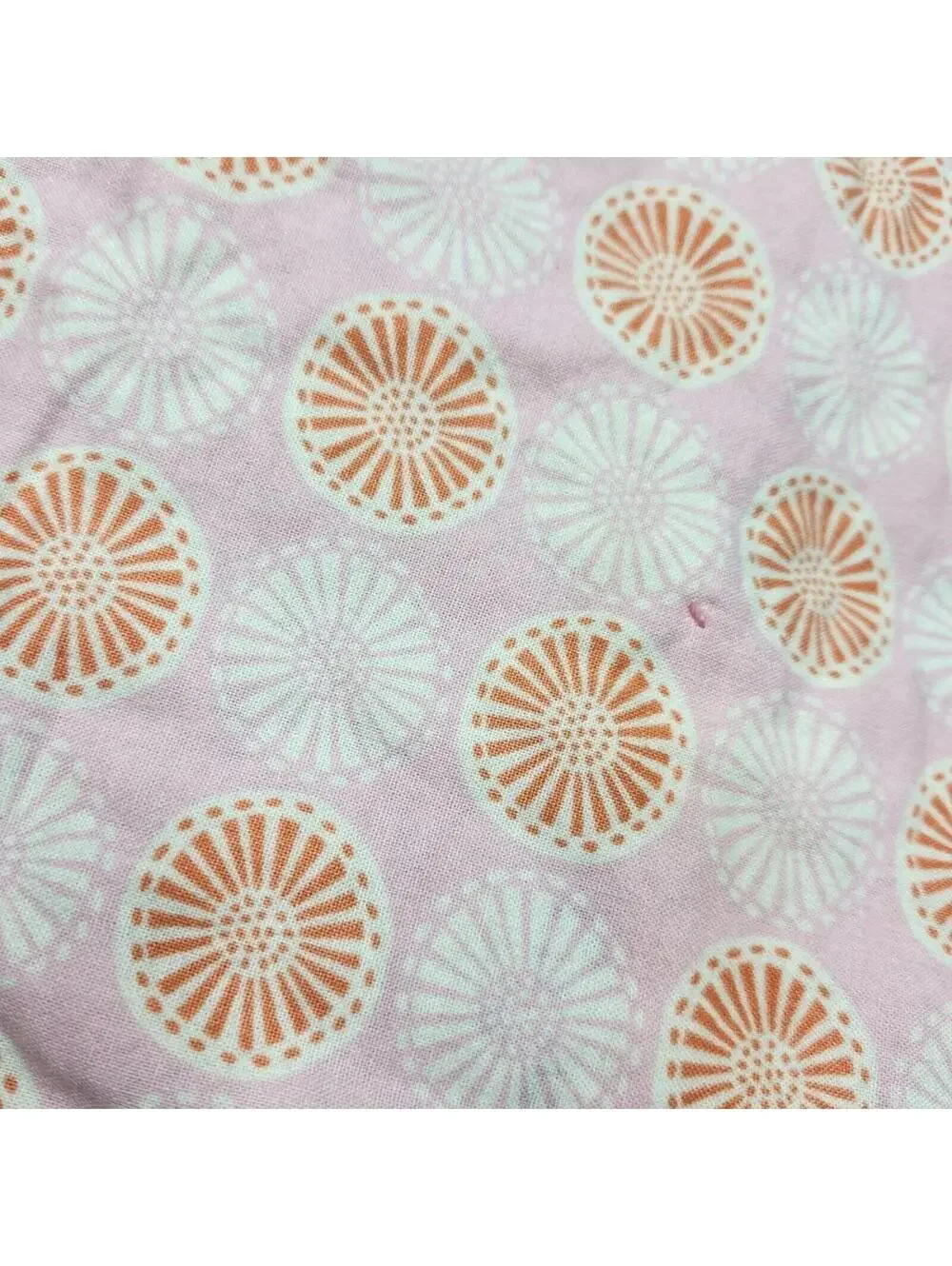 Handmade Vineyard Vibes Patchwork Quilt 36 x 46 Inch Gray Maroon Peach Cream